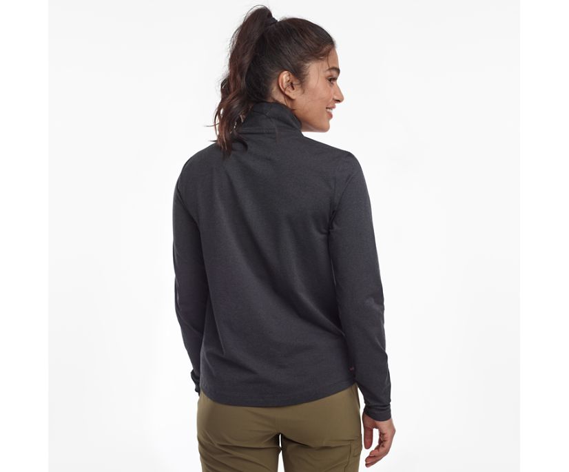 Saucony Sunday 1/4 Zip Women's Jackets Black | AU 340WNBY